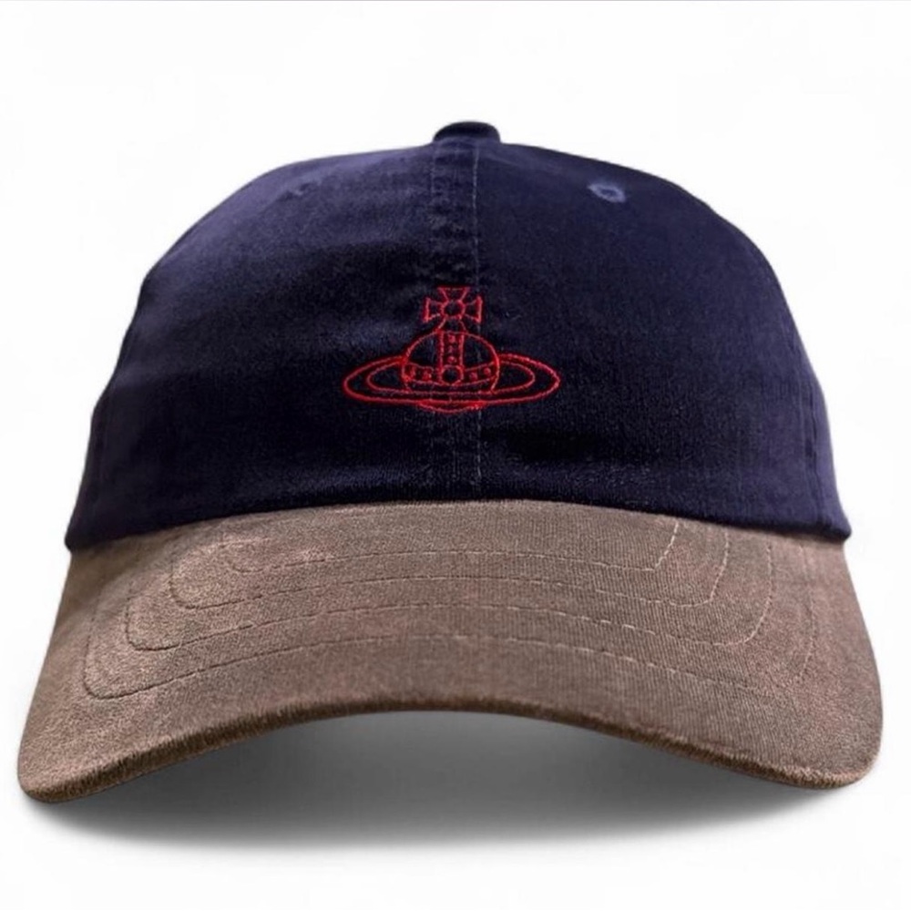 VIVIENNE WESTWOOD Navy and Grey Cap